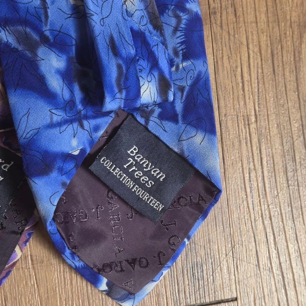 Lot of 3 Jerry Garcia Grateful Dead Silk Tie Irish Tree Big Bird Banyan Trees